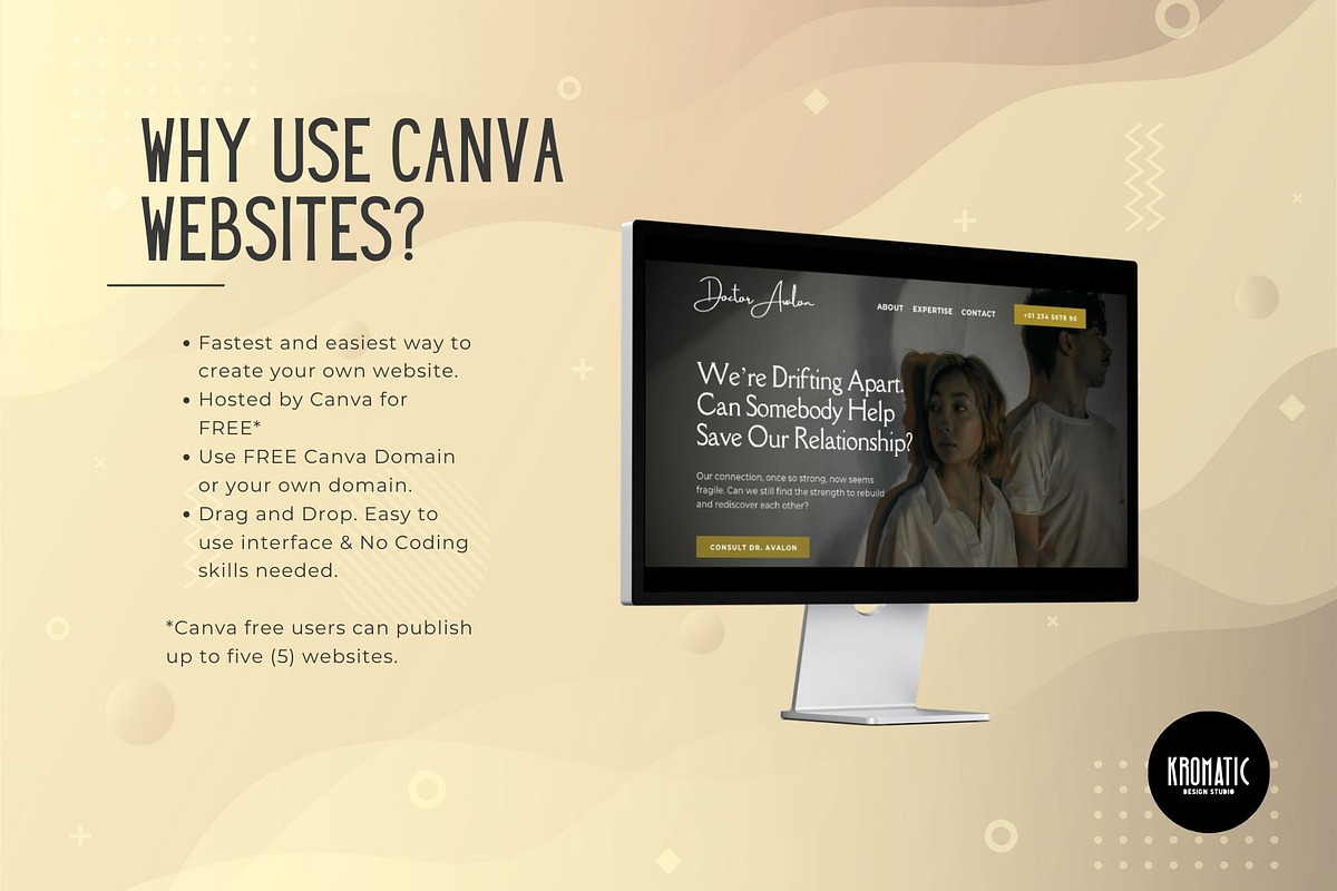 Couples Therapist Website Template, a Landing Page Template by Kromatic Design Studio (Photo 4 of 10)