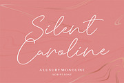 Silent Caroline - Luxury Font, a Script Font by Letterative Studio (Thumbnail 1 of 7)