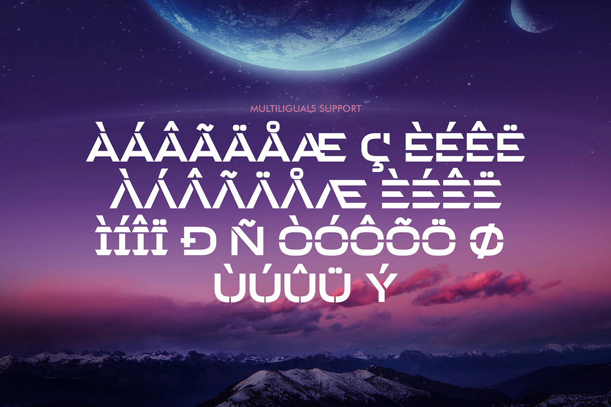 Borned - Futuristic Display Font, a Sans Serif Font by Almarkhatype (Photo 9 of 10)