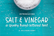 Salt & Vinegar | A Spunky Block Font, a Sans Serif Font by Jelligun (Thumbnail 1 of 7)