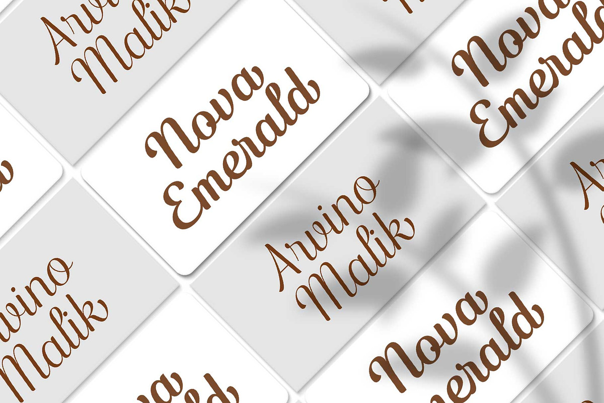 Nadlines - Script Family, a Script Font by Novitype (Photo 2 of 13)