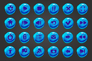 Set of vector button for game design, a Templates & Theme by RybakovaAnn