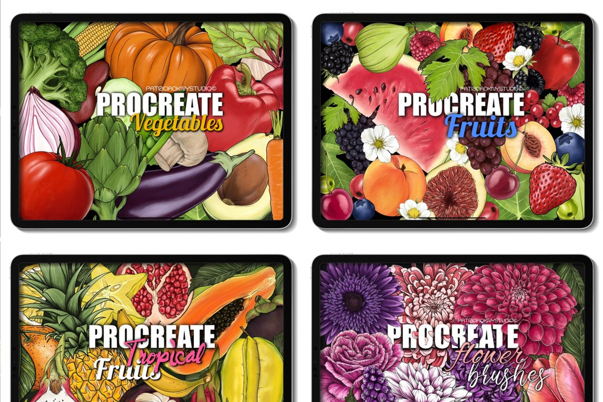 Procreate MEGA PACK - 1680+ brushes, a Brush Add-On by PDknyStudio