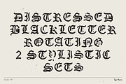 Doomer TM – Distressed Blackletter, a Blackletter Font by Type Mania (Thumbnail 2 of 10)