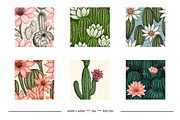 Cactus Flower Retro Art Designs, a Pattern Graphic by karenfoleyphoto (Thumbnail 5 of 18)