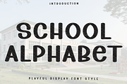 School Alphabet, a Script Font by InermediaSTUDIO (Thumbnail 1 of 8)
