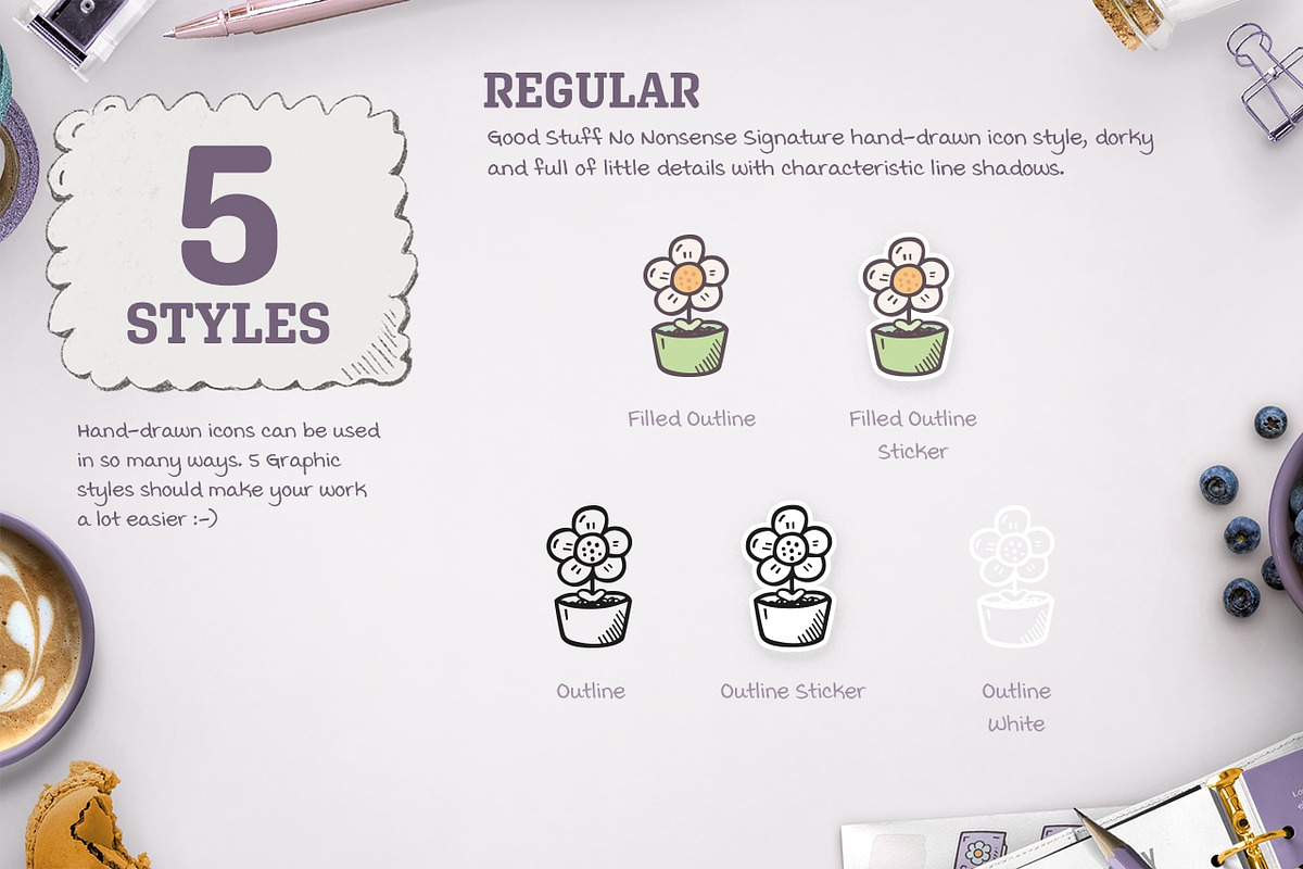 Planner - Hand Drawn Icons, an Outline Icon by Good Stuff No Nonsense (Photo 9 of 11)