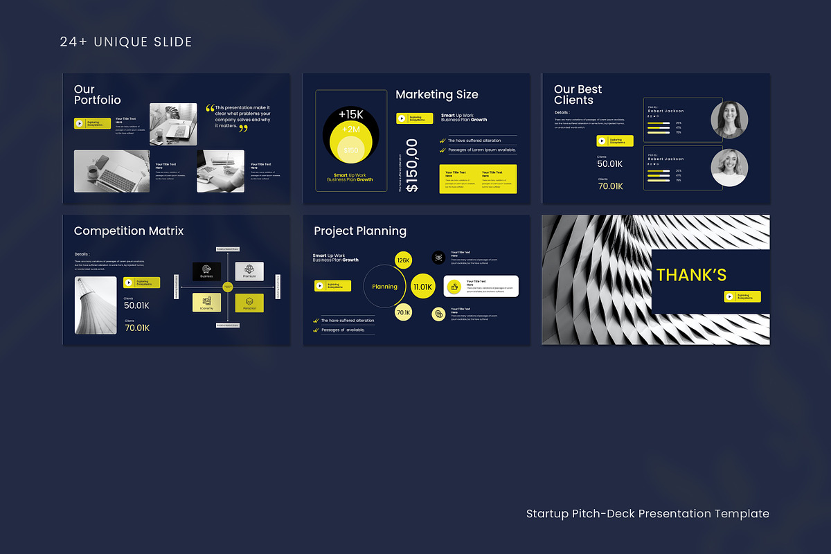 Startup Pitch-Deck Presentation, a Presentation Template by Creative-Work (Photo 7 of 9)
