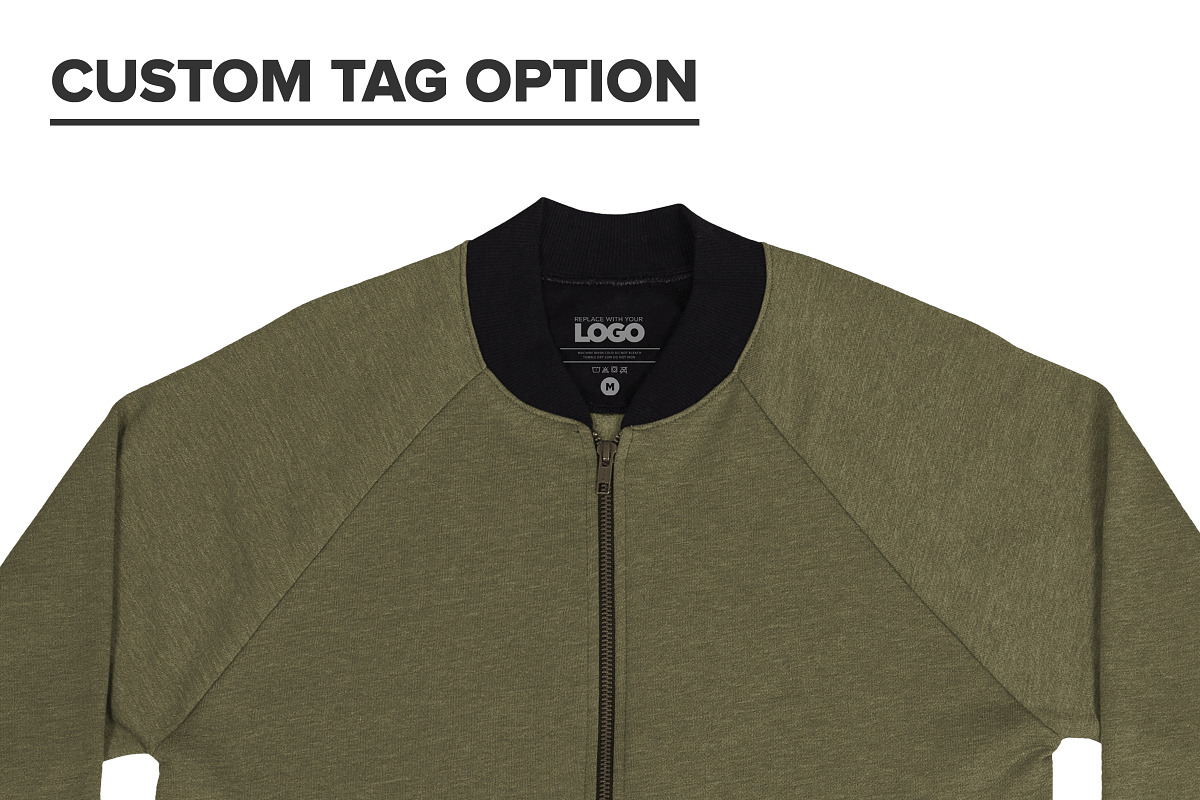 Next Level 9700 Bomber Jacket Mockup, a Merchandise Mockup by Brent Galloway (Photo 4 of 5)