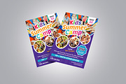 Kids Summer Camp Flyer, a Flyer Template by Designscozy (Thumbnail 3 of 5)