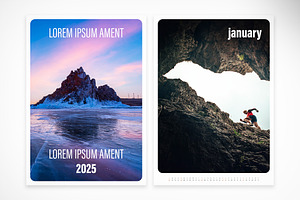 Photography & Minimal 2025 Calendar