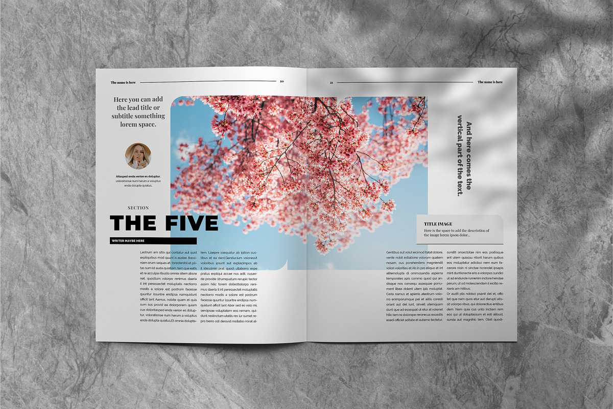 Lifestyle Indesign Template, a Magazine Template by Luuqas Design (Photo 8 of 10)