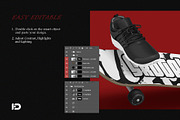 Skateboard Mockup Set, an Advertising Mockup by ForgeDesign (Thumbnail 3 of 7)