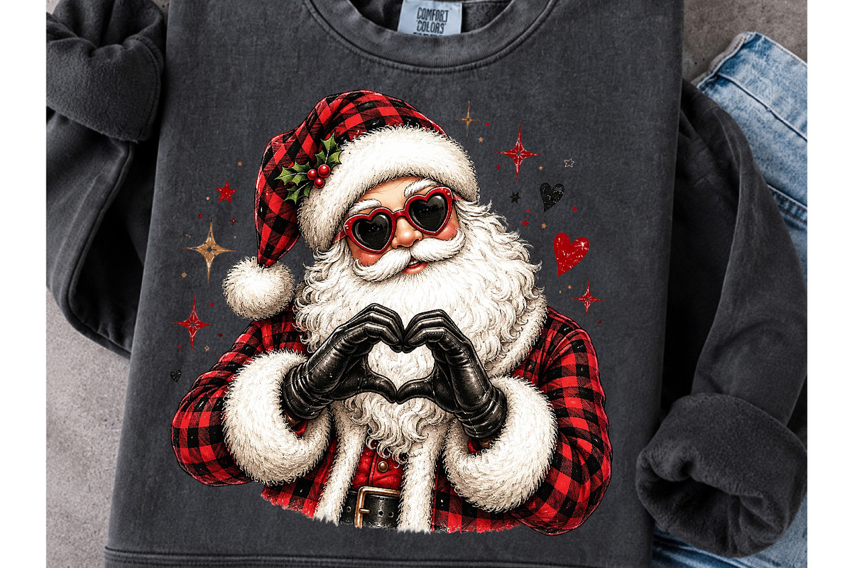 Funny Christmas Santa Claus PNG, a Seasonal Illustration by Craft Nest (Photo 2 of 6)
