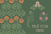 Art Nouveau Graphics Set, an Object Graphic by Liz Kohler Brown (Thumbnail 2 of 27)
