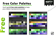 Nifty Brushes for Procreate, a Brush Add-On by Riveros Illustration (Thumbnail 10 of 11)