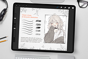 Anime Soft Brushes for Procreate, a Brushes & More by Disyukov (Thumbnail 4 of 8)