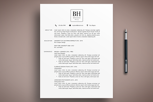Professional Word Resume CV Template