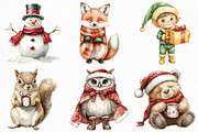 Christmas Characters Png, an Illustration by Craft Nest (Thumbnail 4 of 6)