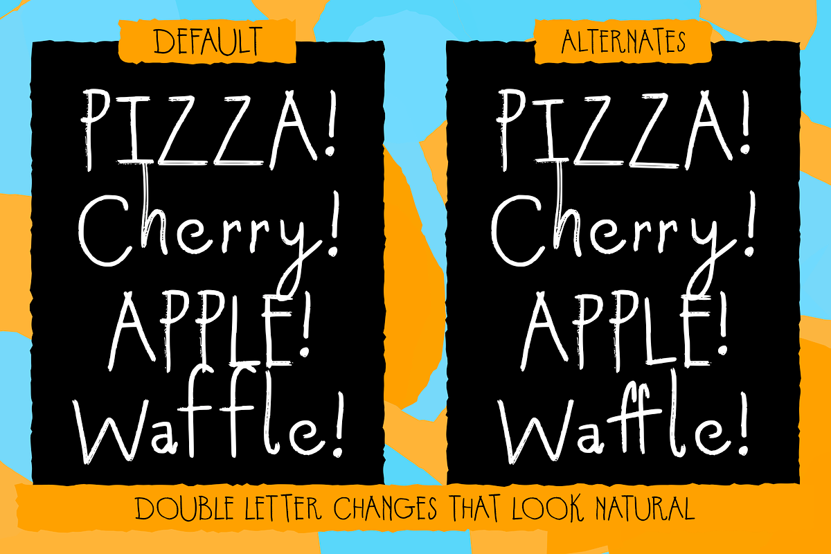 Baby Marmalade Handmade Font, a Handwritten Font by Maker Fonts (Photo 6 of 13)