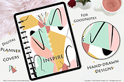 Inspire Digital Planner Covers, a Stationery Template by dCipollo Designs (Thumbnail 3 of 6)