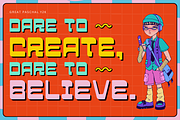 Great Paschal - Y2k Display Font, a Sans Serif Font by Sronstudio (Thumbnail 3 of 14)