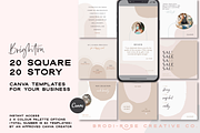 Brighton Canva Duo: Square & Story, a Social Media Template by Brodi-Rose Creative Co (Thumbnail 1 of 9)