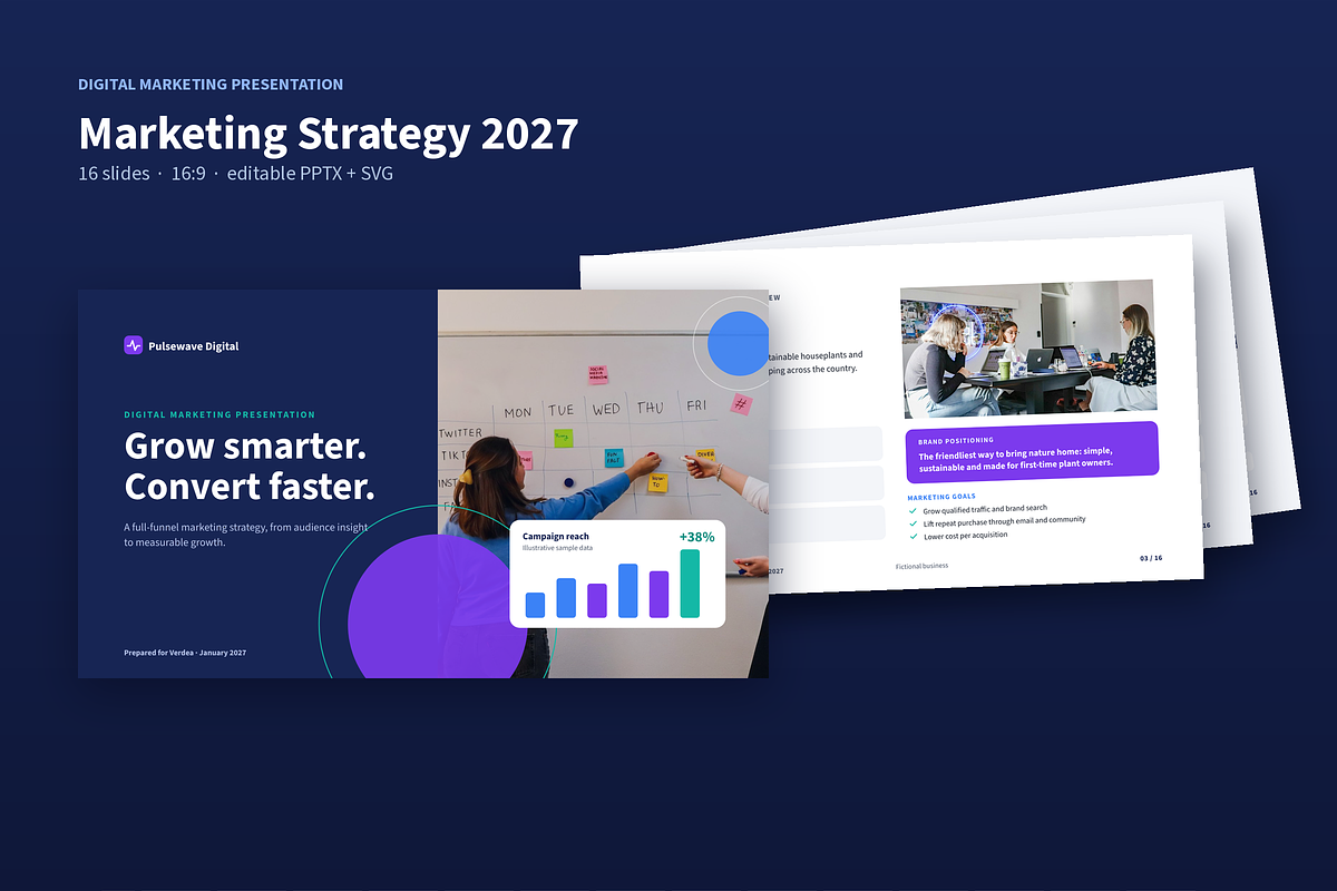 Digital Marketing Presentation, a Presentation Template by novexora (Photo 5 of 5)