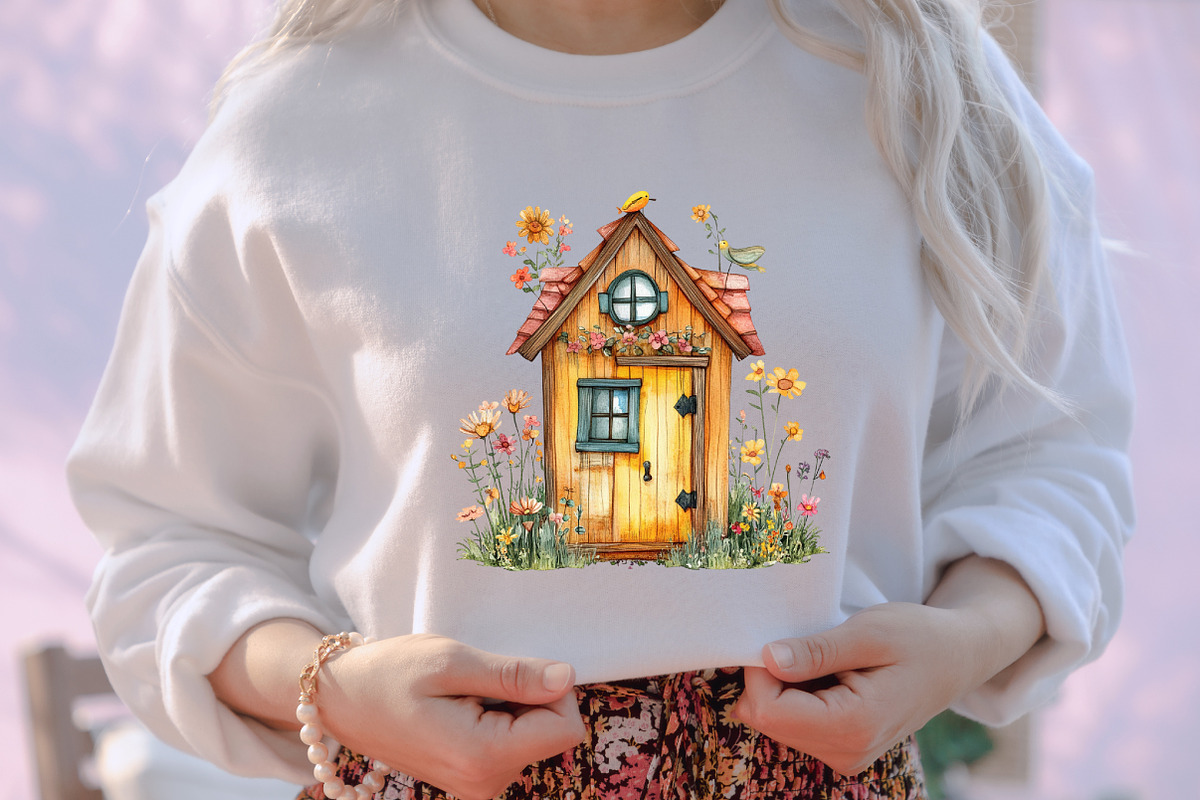 Summer Honey Garden Clipart, an Illustration by designcity5 (Photo 4 of 5)