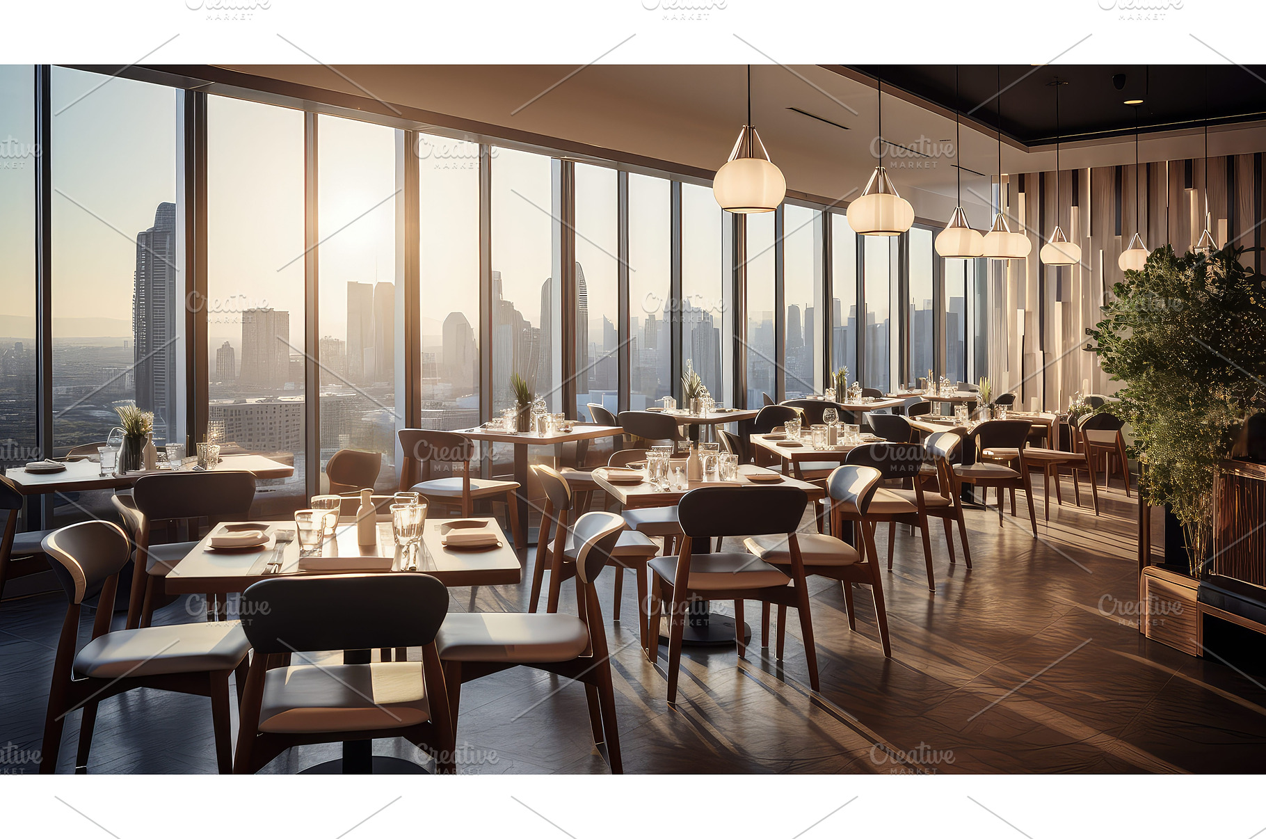 ambiance place restaurant background, a Food & Drink Photo by pikepicture