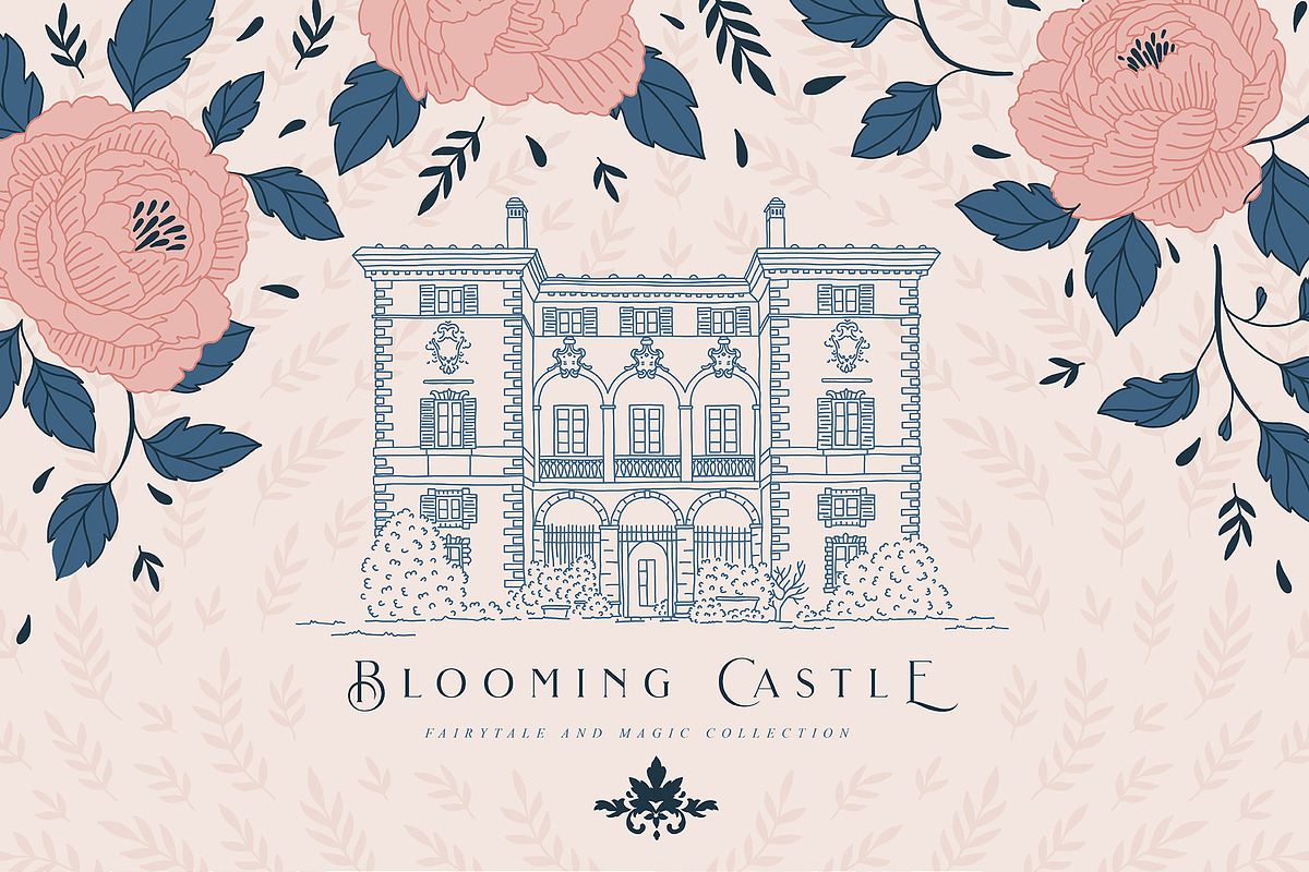 Blooming Castle Collection, a Texture Illustration by Julia Dreams (Photo 1 of 9)