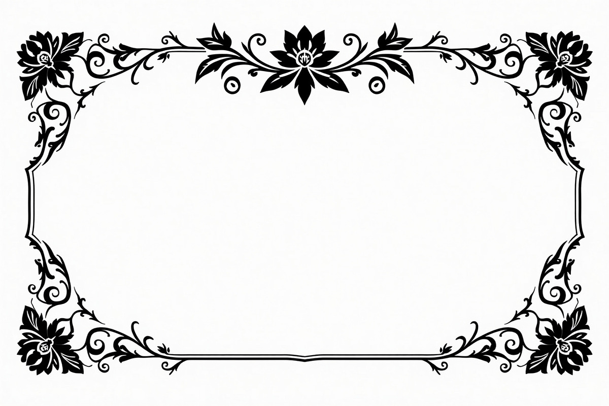 Decorative Frame Vector Bundle, an Illustration by yasushie (Photo 5 of 9)