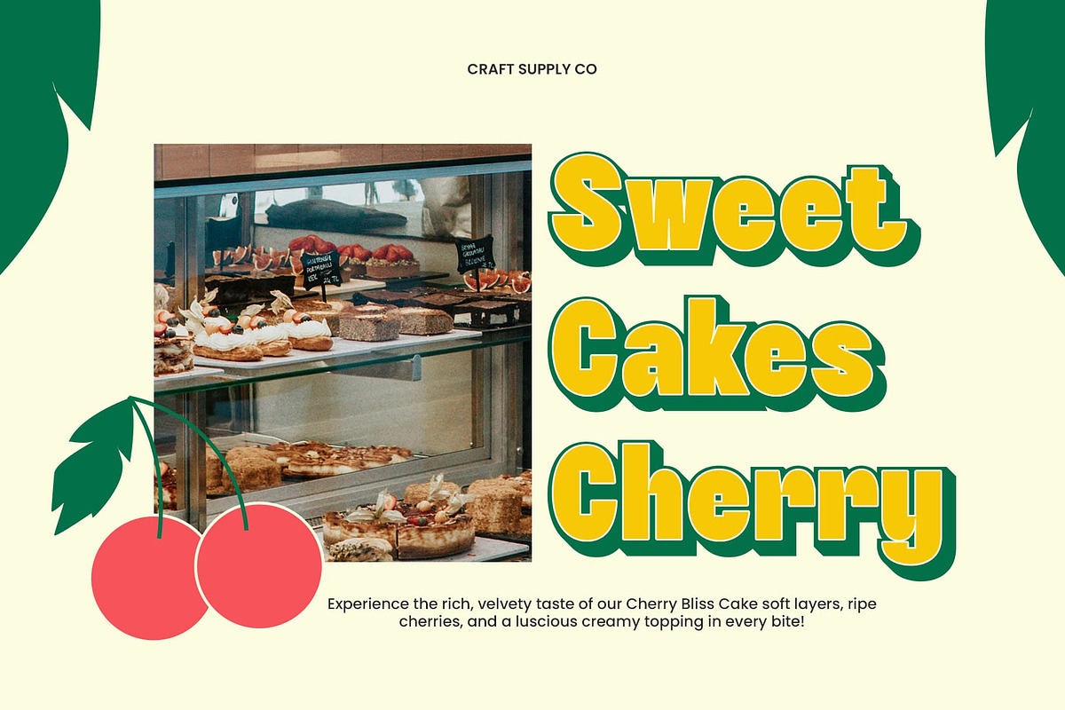 Gefarin 3D, a Sans Serif Font by Craft Supply Co. (Photo 2 of 8)