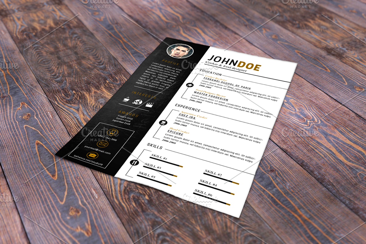 Beautiful Resume & Cover Template, a Resume Template by Studio 19 (Photo 4 of 5)