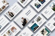 Biography Research Presentation, a Presentation Template by BumbleGraph Studio (Thumbnail 4 of 4)