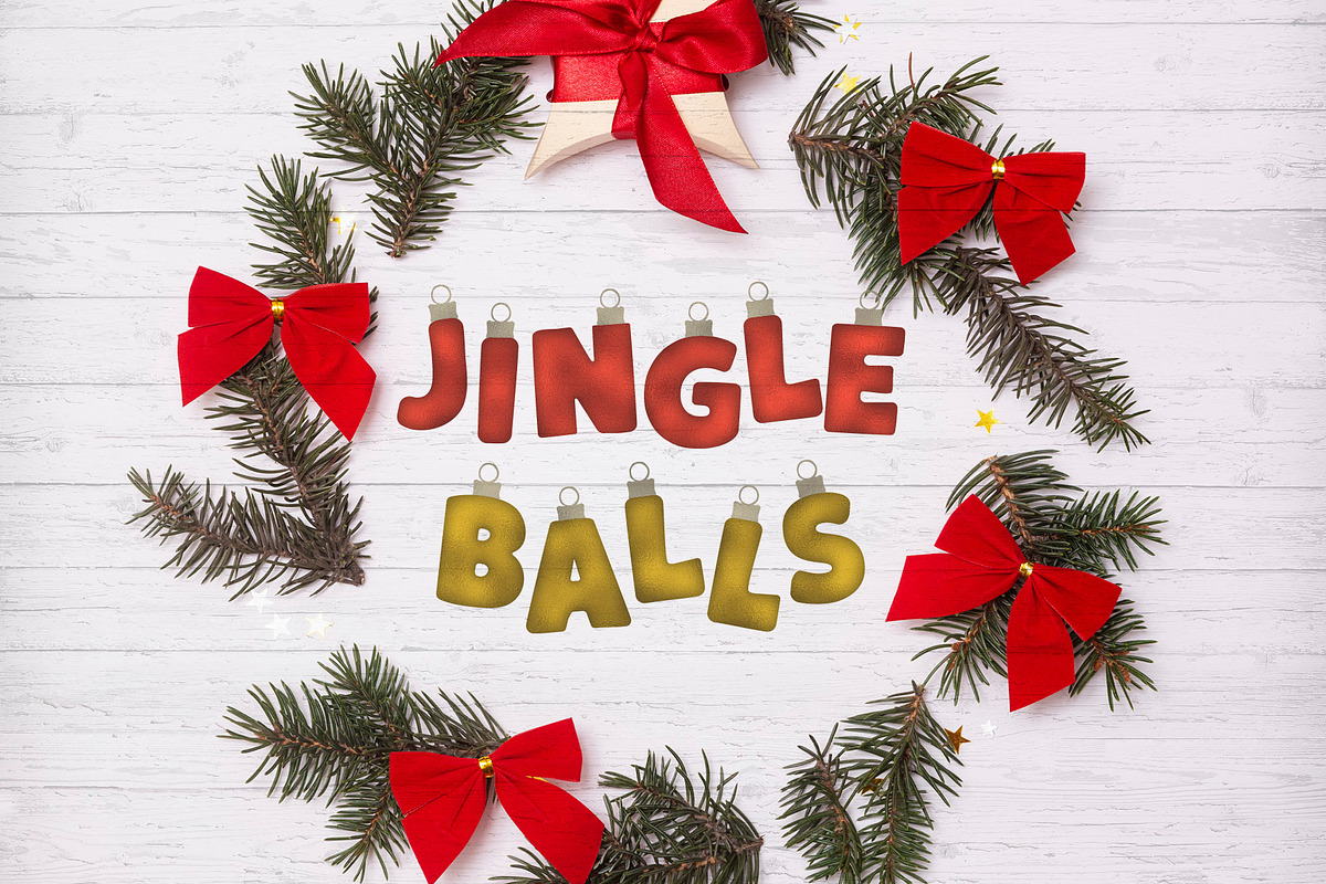 CHRISTMAS BAUBLE | a Festive Font, a Font by Little Type Factory (Photo 10 of 10)
