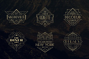 24 Art Deco Badges, a Branding & Logo Template by Tugcu Design Co. (Thumbnail 2 of 5)