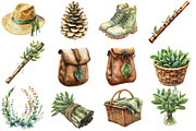 Nordic Summer Element Clipart, an Illustration by Designworld (Thumbnail 2 of 6)