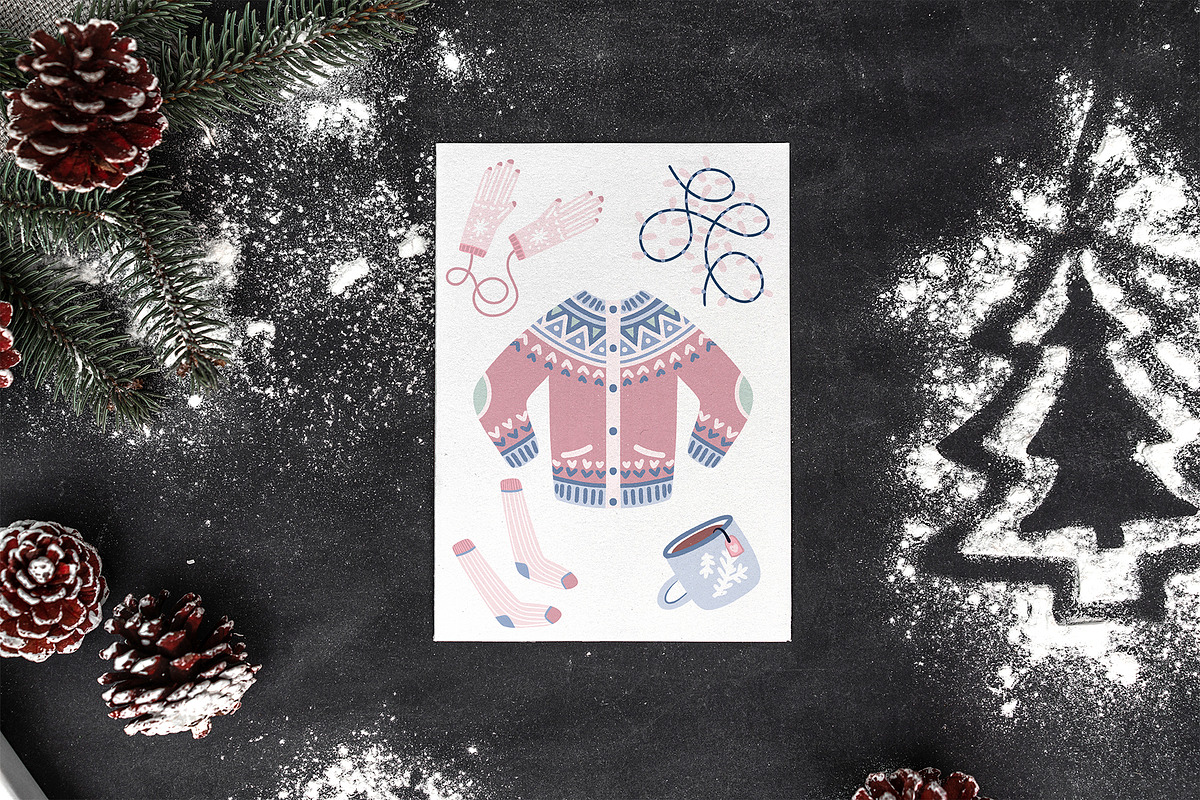 Cozy Winter, a Decorative Illustration by Alina Sh (Photo 6 of 7)