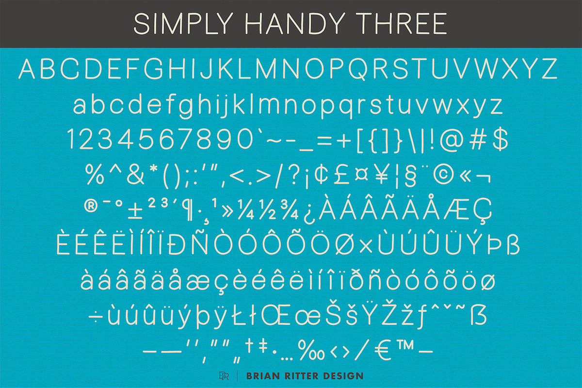 Simply Handy - Handwritten Fonts, a Font by Brian Ritter Design (Photo 7 of 10)