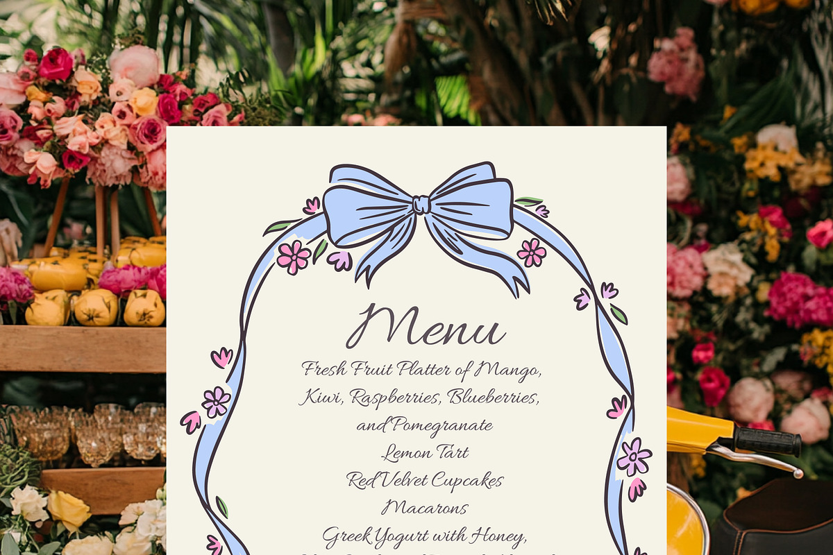 Floral & Bow Spring Frames, an Object Graphic by AnnArt (Photo 4 of 11)