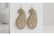 Floral Drop Earring SVGs, a Graphic by hafijul (Thumbnail 2 of 11)