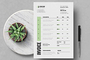 Invoice Design Layout, a Stationery Template by MightyDesign (Thumbnail 1 of 7)