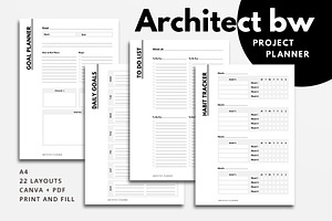 Architect Minimal Planner Template