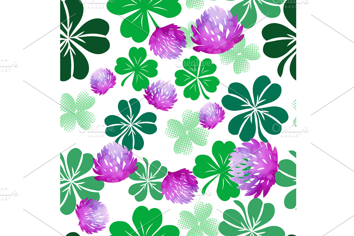 Happy Saint Patrick's day green, a Texture Illustration by Nenahliadava Design