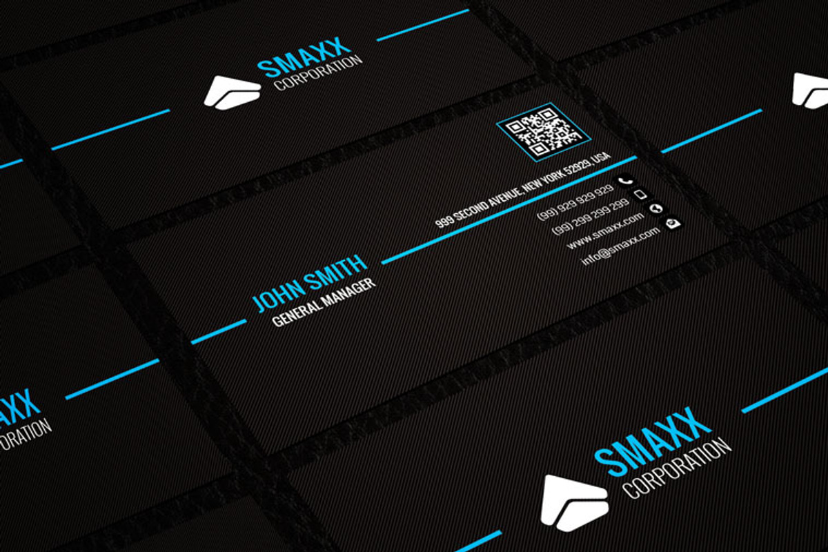 Minimal Corporate Business Card CM08, a Business Card Template by annozio (Photo 4 of 4)
