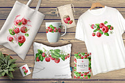 Summer Raspberries. Watercolor set, a Food Illustration by Daria Ustiugova (Thumbnail 26 of 26)