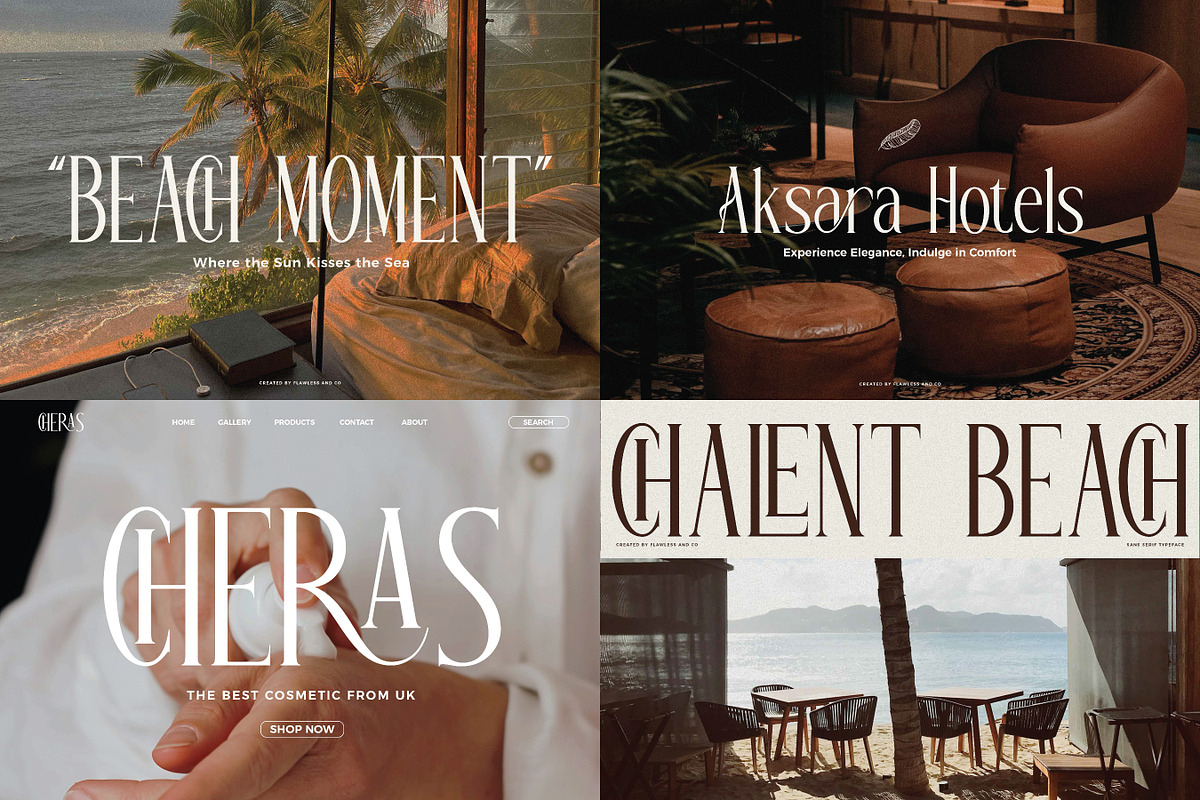 Elegant Modern Serif Font Bundle, a Serif Font by Flawless And Co (Photo 4 of 11)