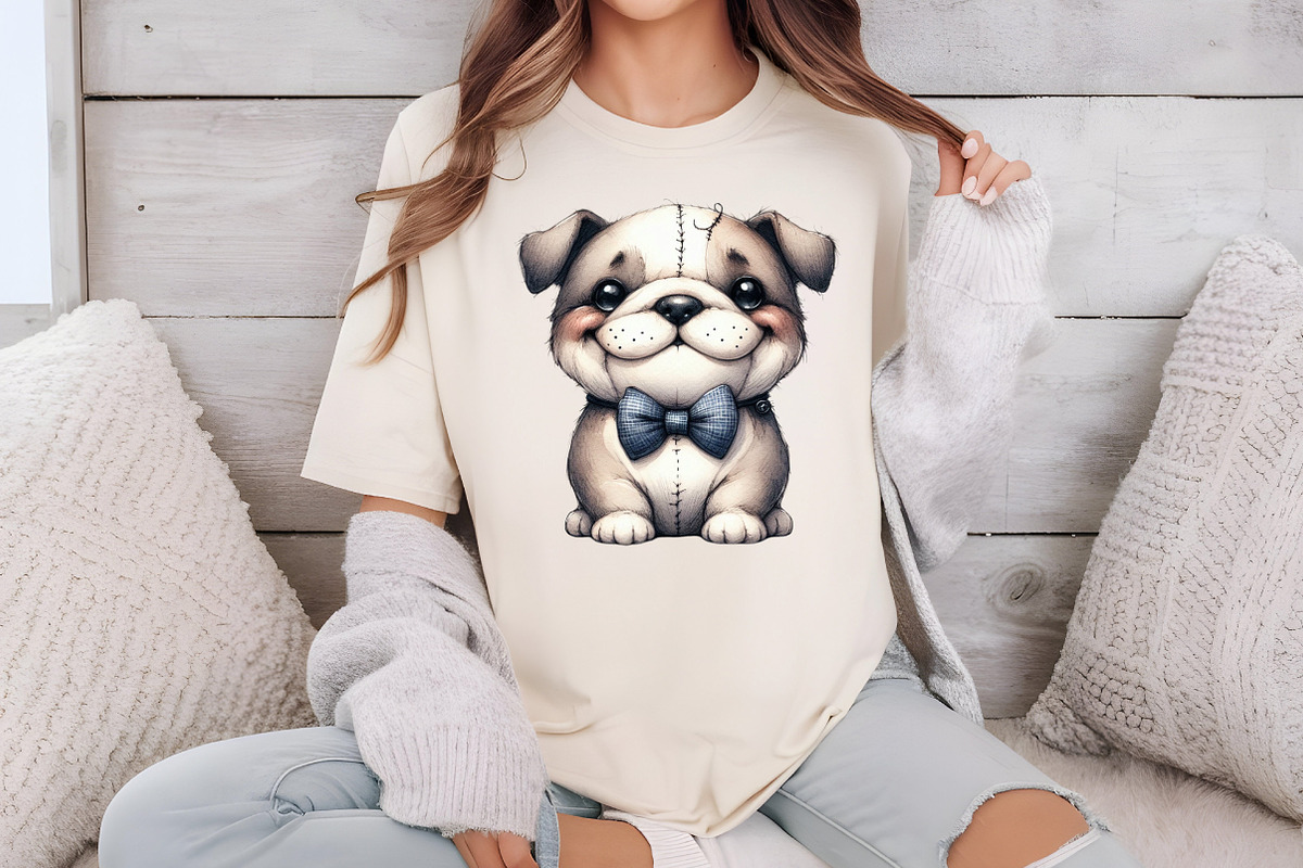 Funny Dog Birthday Clipart Set, an Animal Illustration by DreamCafeArt (Photo 6 of 8)