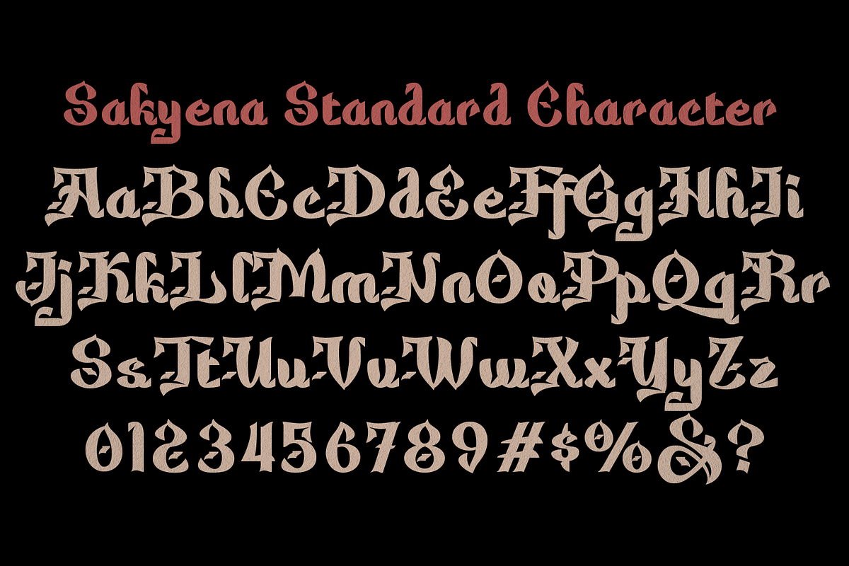 Sakyena - Modern Islamic Font, a Script Font by TypeClassHeroes (Photo 2 of 8)